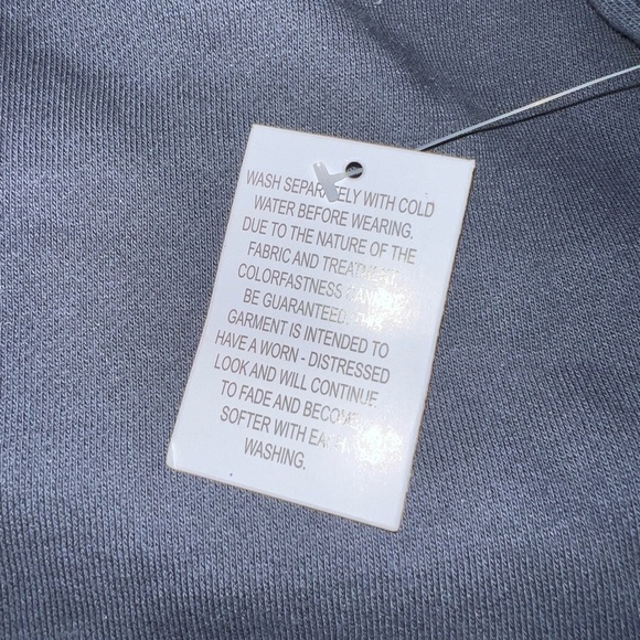 RARE Taylor Swift Eras Tour L Oversize Crewneck Sweatshirt Navy Blue Gray w Tag - Picture 3 of 4